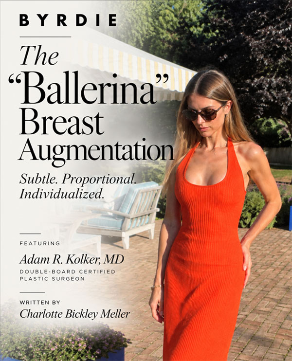 Real Ballerina Breast Augmentation Patient from Byrdie Article