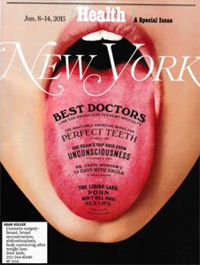 New York Magazine: Best Doctors 2015 Magazine Cover