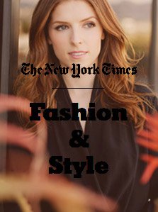 The New York Times, Fashion & Style: January 2015 Magazine Cover
